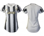 Wholesale Cheap Women 2020-2021 Juventus home aaa version blank white Soccer Jerseys