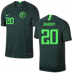 Wholesale Cheap Nigeria #20 Awaziem Away Soccer Country Jersey
