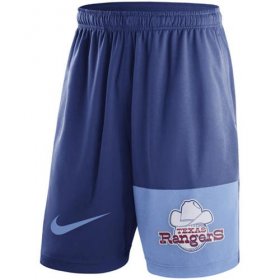 Wholesale Cheap Men\'s Texas Rangers Nike Royal Cooperstown Collection Dry Fly Shorts