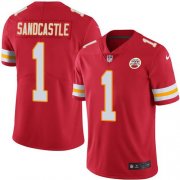 Wholesale Cheap Nike Chiefs #1 Leon Sandcastle Red Team Color Men's Stitched NFL Vapor Untouchable Limited Jersey