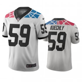 Wholesale Cheap Carolina Panthers #59 Luke Kuechly White Vapor Limited City Edition NFL Jersey