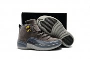 Wholesale Cheap Kids' Air Jordan 12 Shoes Cool Grey/Gold
