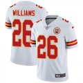 Wholesale Cheap Nike Chiefs #26 Damien Williams White Youth Stitched NFL Vapor Untouchable Limited Jersey