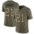 Wholesale Cheap Nike 49ers #21 Deion Sanders Olive/Camo Men's Stitched NFL Limited 2017 Salute To Service Jersey