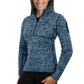 Wholesale Cheap St. Louis Blues Antigua Women's Fortune 1/2-Zip Pullover Sweater Royal