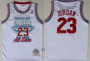 Wholesale Cheap NBA 1992 All-Star #23 Michael Jordan White Swingman Throwback Jersey
