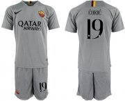 Wholesale Cheap Roma #19 Coric Away Soccer Club Jersey