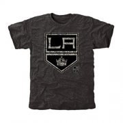 Wholesale Cheap Men's Los Angeles Kings Black Rink Warrior T-Shirt