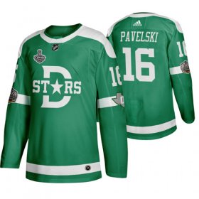 Wholesale Cheap Adidas Dallas Stars #16 Joe Pavelski Men\'s Green 2020 Stanley Cup Final Stitched Classic Retro NHL Jersey