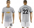 Wholesale Cheap Manchester United #22 Mkhitaryan Sec Away Soccer Club Jersey
