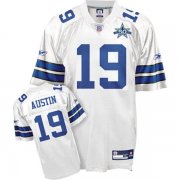 Wholesale Cheap Cowboys #19 Miles Austin White Team 50TH Anniversary Patch Stitched NFL Jersey