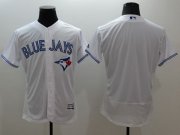 Wholesale Cheap Blue Jays Blank White Flexbase Authentic Collection Stitched MLB Jersey