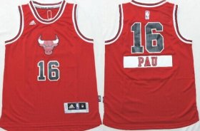 Cheap Chicago Bulls #16 Pau Gasol 2014 Christmas Day Red Kids Jersey