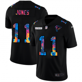 Cheap Atlanta Falcons #11 Julio Jones Men\'s Nike Multi-Color Black 2020 NFL Crucial Catch Vapor Untouchable Limited Jersey