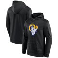 Wholesale Cheap Men's Los Angeles Rams Black On The Ball Pullover Hoodie