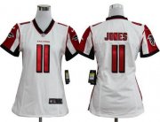 Wholesale Cheap Nike Falcons #11 Julio Jones White Women's Stitched NFL Elite Jersey