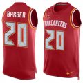Wholesale Cheap Nike Buccaneers #20 Ronde Barber Red Team Color Men's Stitched NFL Limited Tank Top Jersey