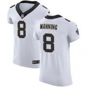 Wholesale Cheap Nike Saints #8 Archie Manning White Men's Stitched NFL Vapor Untouchable Elite Jersey