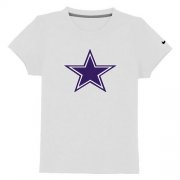 Wholesale Cheap Dallas Cowboys Sideline Legend Authentic Logo Youth T-Shirt White