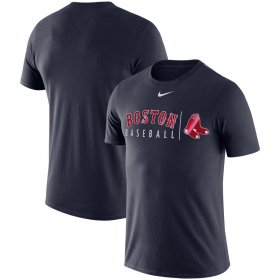 Wholesale Cheap Boston Red Sox Nike MLB Team Logo Practice T-Shirt Navy