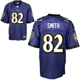 Wholesale Cheap Ravens #82 Torrey Smith Purple Stitched NFL Jersey