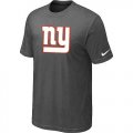 Wholesale Cheap New New York Giants Sideline Legend Authentic Logo Dri-FIT Nike NFL T-Shirt Crow Grey