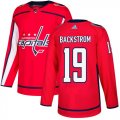 Wholesale Cheap Adidas Capitals #19 Nicklas Backstrom Red Home Authentic Stitched Youth NHL Jersey