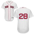 Wholesale Cheap Red Sox #28 J. D. Martinez White Flexbase Authentic Collection Stitched MLB Jersey