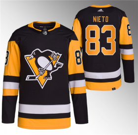 Wholesale Cheap Men\'s Pittsburgh Penguins #83 Matt Nieto Black Stitched Jersey