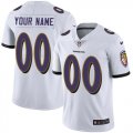Wholesale Cheap Nike Baltimore Ravens Customized White Stitched Vapor Untouchable Limited Men's NFL Jersey