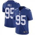 Wholesale Cheap Nike Giants #95 B.J. Hill Royal Blue Team Color Men's Stitched NFL Vapor Untouchable Limited Jersey