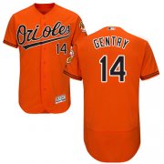 Wholesale Cheap Orioles #14 Craig Gentry Orange Flexbase Authentic Collection Stitched MLB Jersey