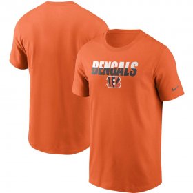 Wholesale Cheap Cincinnati Bengals Nike Split T-Shirt Orange