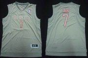 Wholesale Cheap Houston Rockets #7 Jeremy Lin Revolution 30 Swingman Gray Big Color Jersey