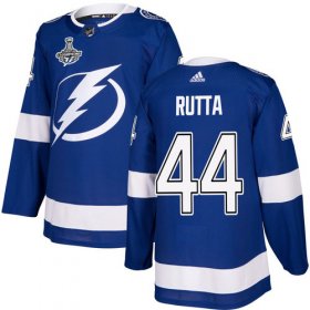 Cheap Adidas Lightning #44 Jan Rutta Blue Home Authentic Youth 2020 Stanley Cup Champions Stitched NHL Jersey