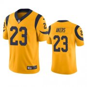 Wholesale Cheap Nike Los Angeles Rams #23 Cam Akers Gold Men's Stitched NFL Limited Rush Jersey