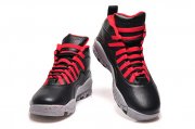 Wholesale Cheap Air Jordan 10 Retro Shoes Black/red-gray