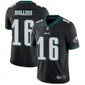 Wholesale Cheap Nike Eagles #16 Mack Hollins Black Alternate Men's Stitched NFL Vapor Untouchable Limited Jersey