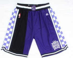 Wholesale Cheap Men\'s Sacramento Kings 2015 PurpleBlack Short