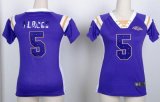 Wholesale Cheap Nike Ravens #5 Joe Flacco Purple Women's Stitched NFL Elite Draft Him Shimmer Jersey