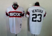 Wholesale Cheap Mitchell And Ness 1983 White Sox #23 Robin Ventura White Throwback Stitched MLB Jersey
