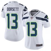 Wholesale Cheap Nike Seahawks #13 Phillip Dorsett White Women's Stitched NFL Vapor Untouchable Limited Jersey