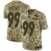 Wholesale Cheap Nike Broncos #99 Adam Gotsis Camo Men's Stitched NFL Limited 2018 Salute To Service Jersey