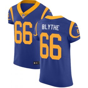 Wholesale Cheap Nike Rams #66 Austin Blythe Royal Blue Alternate Men\'s Stitched NFL New Elite Jersey