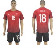 Wholesale Cheap Turkey #18 Erkin Home Soccer Country Jersey