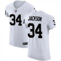 Wholesale Cheap Nike Raiders #34 Bo Jackson White Men's Stitched NFL Vapor Untouchable Elite Jersey