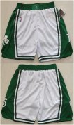 Wholesale Cheap Men's Boston Celtics White 75th Anniversary Shorts (Run Small)