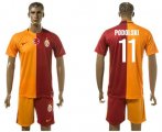 Wholesale Cheap Galatasaray SK #11 Podolski Home Soccer Club Jersey