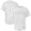 Wholesale Cheap Texas Rangers #24 Hunter Pence Majestic 2019 Players' Weekend Flex Base Authentic Player Jersey White
