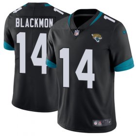 Wholesale Cheap Nike Jaguars #14 Justin Blackmon Black Team Color Men\'s Stitched NFL Vapor Untouchable Limited Jersey